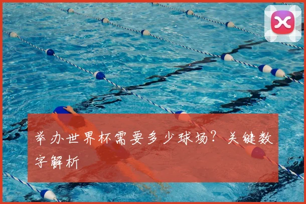 举办世界杯需要多少球场？关键数字解析
